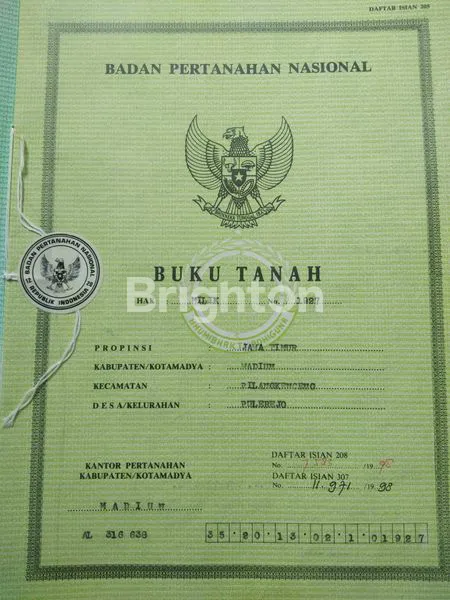 image DIJUAL GUDANG MANDIRI EX TEMBAKAU DI CARUBAN  MADIUN (1)