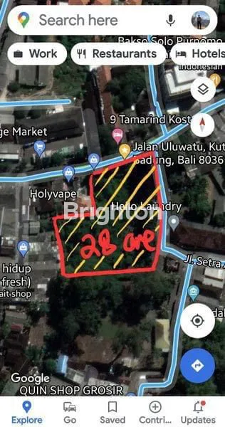 image TANAH KAV 28 ARE LOKASI PREMIUM JIMBARAN BALI. HARGA 1,1M/ARE  (4)