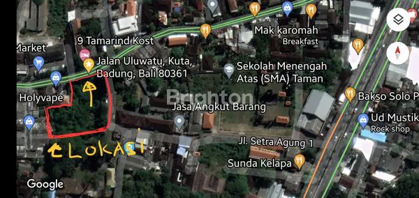 image TANAH KAV 28 ARE LOKASI PREMIUM JIMBARAN BALI. HARGA 1,1M/ARE  (5)