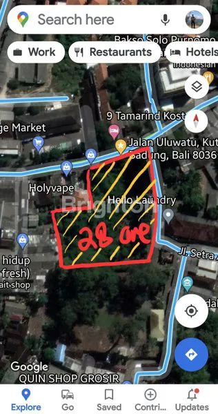 image TANAH KAV 28 ARE LOKASI PREMIUM JIMBARAN BALI. HARGA 1,1M/ARE  (7)