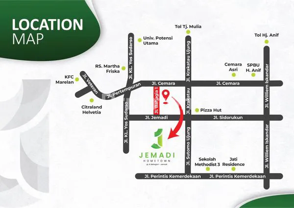 image JEMADI HOMETOWN. RUMAH BARU - KOMPLEK, SIAP HUNI, INTI KOTA.  DAERAH KRAKATAU (8)
