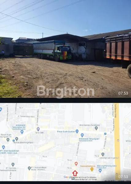 image DIJUAL GUDANG STRATEGIS JARANG ADA HANYA HITUNG TANAH SAJA, DAN AKSES KONTAINER 40 FEET BISA MASUK DAN 300 MTR SAJA DARI JALAN UTAMA RAYA TANJUNGSARI SBY_SIMOREJO SARI ( TANJUNGSARI ) SBY_ (2)