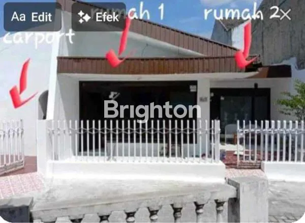 DUA RUMAH SATU SERTIFIKAT SIAP HUNI JALAN PONCOWOLO SEMARANG TENGAH