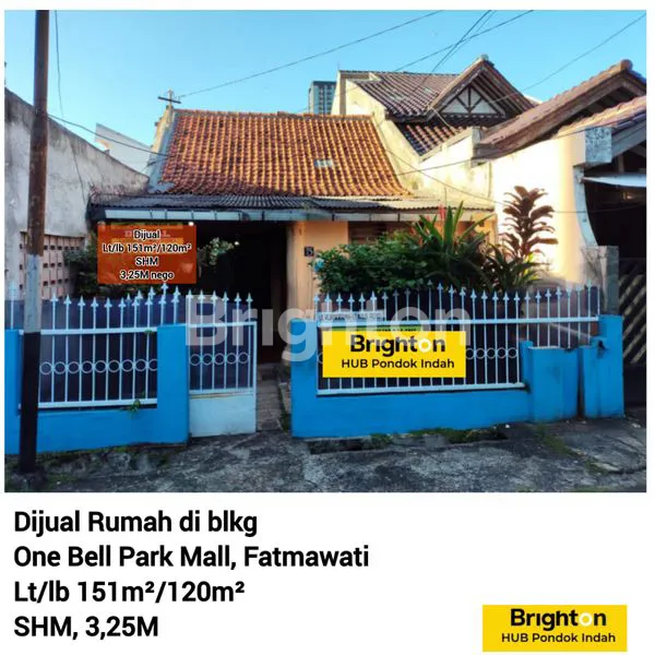 image BEBAS BANJIR!!! STRATEGIS!!! MURAH RUMAH SIAP HUNI DI BELAKANG MALL ONE BELL PARK (1)