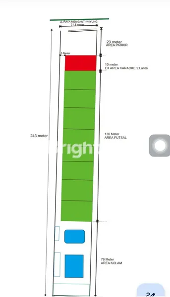 Gambar Property KAVLING RAYA MENGANTI WIYUNG NOL JALAN RAYA , KOMERSIAL AREA