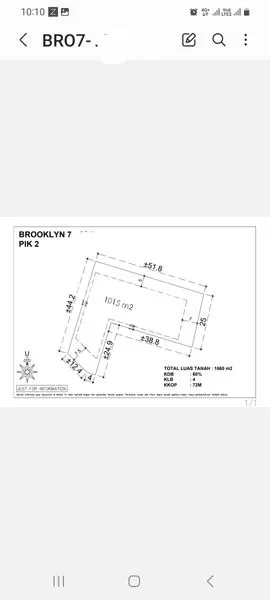 image KAVLING KOMERSIAL BROOKLYN AVENUE BENTUK L 1600M2 COCOK BISA BANGUN GEDUNG /HOTEL 10 TINGKAT PIK 2 PIK2 PANTAI INDAH KAPUK HARGA NEGO (2)