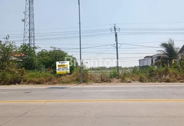 TANAH LOKASI PINGGIR JALAN UTAMA GRESIK SIAP BANGUN