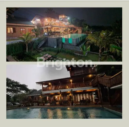 image VILLA MEWAH 2,5 LANTAI DENGAN 4 BANGUNAN UTAMA DENGAN FASILITAS LENGKAP DI TAPOS BOGOR (2)