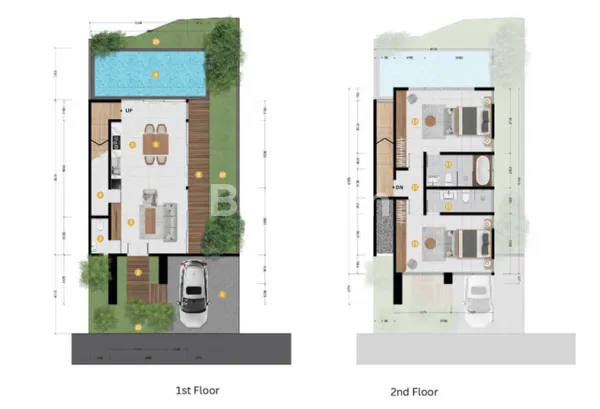 VILLA PRIMARY KUMARAJIVA LUXURY UBUD VILLAS TIPE B 2 LANTAI 2 KAMAR TEGALLALANG UBUD GIANYAR