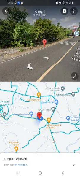 image TANAH LUAS BONUS RUMAH HADAP JALAN RAYA WONOSARI YOGYAKARTA (6)