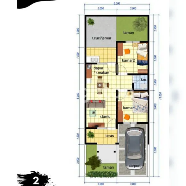 image RUMAH SIAP BANGUN BARAT KOTA BANTUL, BELAKANG RS UII SIAP AJB (2)