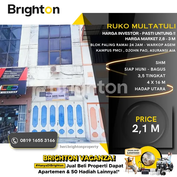 image RUKO KOMPLEK MULTATULI INDAH. HARGA INVESTOR - PASTI UNTUNG ! (1)