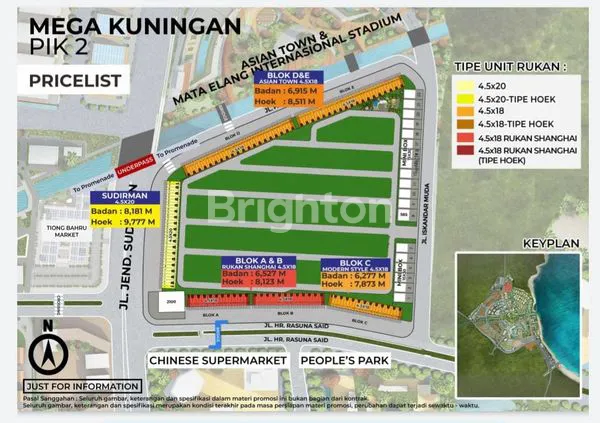 KAVLING MINI BOX MEGA KUNINGAN PIK 2