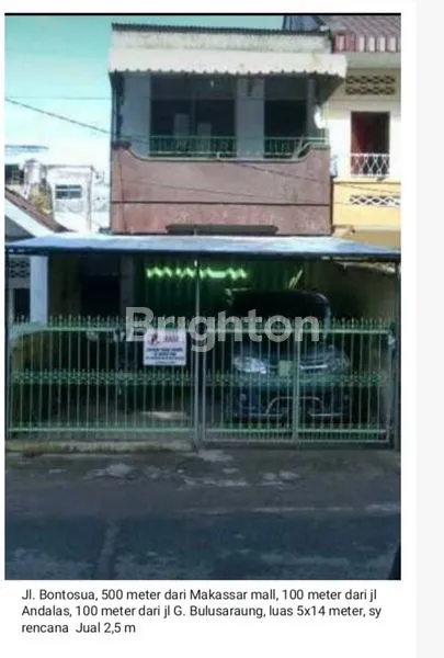 Gambar Property RUKO JALAN BONTOSUA