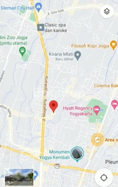 image TANAH BERPAGAR SIAP BANGUN JOGJA UTARA, SELANGKAH JALAN JOGJA SEMARANG, TERMINAL JOMBOR, HYATT GOLF REGENCY (4)