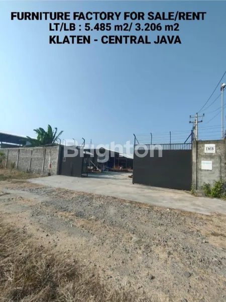 PABRIK FURNITURE DI KLATEN KAWASAN ZONA MERAH
