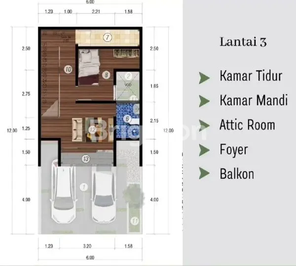 image JUAL THE DOMINICA , RUMAH BERKONSEP MODERN, 3 LANTAI, BERADA DI TENGAH KOTA, DEKAT DENGAN BALAIKOTA MALANG, BENGAWAN SOLO, AMPRONG, BUNULREJO,JAWA TIMUR (8)