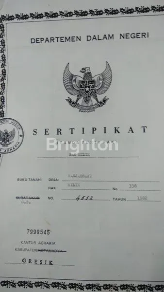 image TANAH NOL POROS JALAN PAVING, CERME GRESIK, 0 JLN RAYA (1)