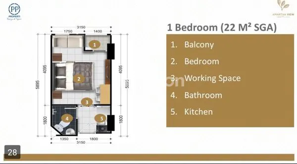 image JUAL APARTEMEN VIEW ALAM PEGUNUNGAN  DI KOTA SEMARANG (6)