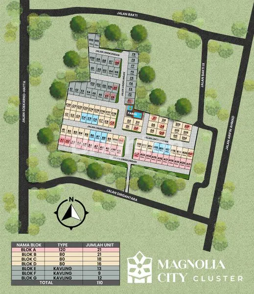 image *MAGNOLIA CITY CLUSTER* PERUMAHAN TIPE 80 KONSEP JAPANESE SCANDINAVIA (8)