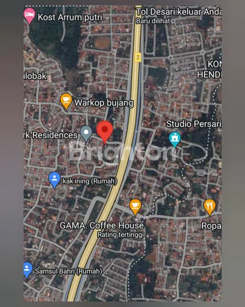 image BELI LAHAN BONUS BANGUNAN, STRATEGIS!! NEGO!! 1 MENIT DARI PINTU TOLL DESARI , HANYA 50M DARI JALAN UTAMA, @12 JUTA/M² (1)
