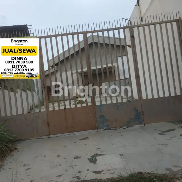 GUDANG STRATEGIS LT 1418M², SIAP HUNI