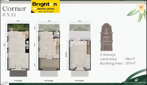 image TIPE CORNER RUKO CITRA GARDEN BINTARO (7)