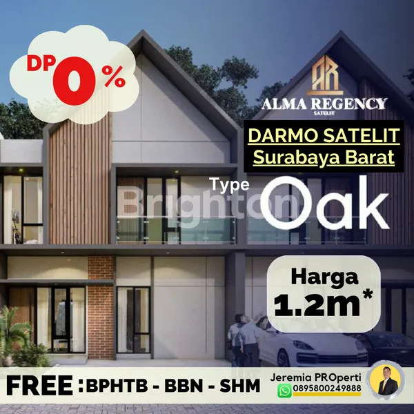 image PROPERTI MEWAH DI PUSAT KOTA: HUNIAN BARU RUMAH 2 LANTAI DENGAN DESAIN MODERNDARMO SATELIT - SURABAYA BARAT (1)