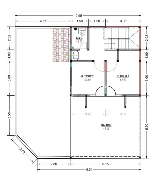 image RUMAH DUA LANTAI GAYA MODERN (5)