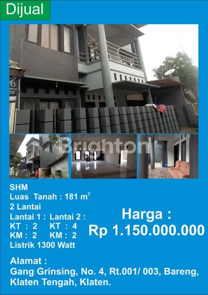 image RUMAH ISTIMEWA 2 LANTAI DI KLATEN JAWA TENGAH (2)