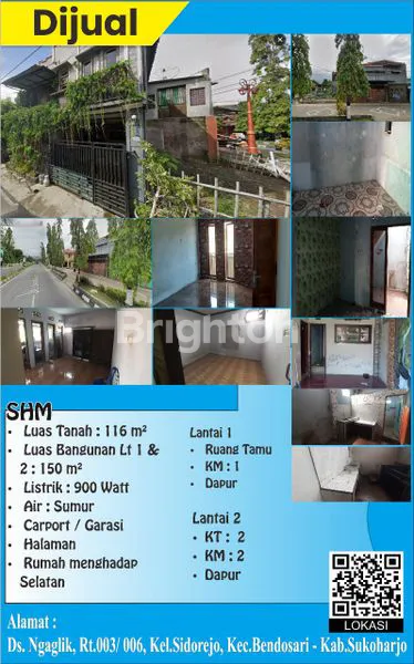 image RUMAH 2 LANTAI SIAP HUNI DI DESA NGAGLIK, SIDOREJO, EBENDOSARI SUKOHARJO (7)