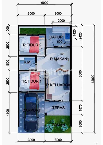 image RUMAH DI CLUSTER UDAYANA ESTATE DENGAN HARGA TERJANGKAU (4)