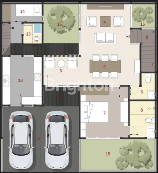image RUMAH MODERN SOLO LOKASI STRATEGIS DEKAT PUSAT KOTA (2)