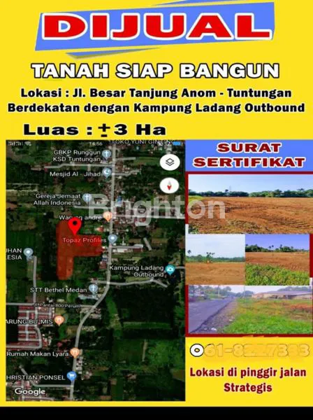 image TANAH LUAS 3 HEKTAR, COCOK UNTUK PERUMAHAN (1)