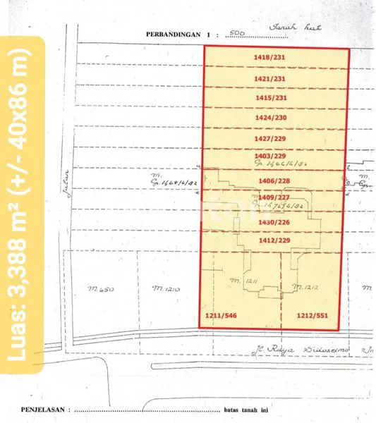 Gambar Property TANAH TENGAH KOTA COCOK UNTUK APARTEMEN KANTOR RUMAH KOS HOTEL DEKAT RAYA PRAPEN JEMURSARI