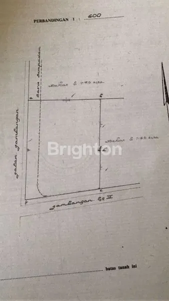 TANAH DI JAMBANGAN, SURABAYA