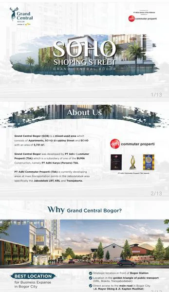 RUKO UNTUK KOMERSIL DEKAT STASIUN BOGOR