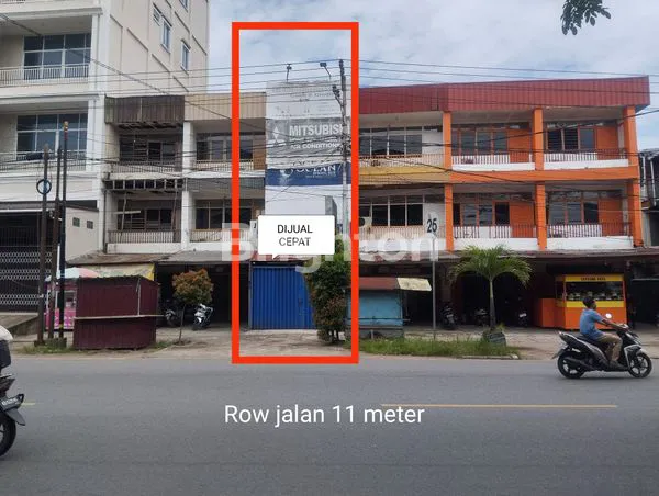 RUKO 3 LT LOKASI STRATEGIS PINGGIR JALAN UTAMA COCOK UNTUK USAHA SIANTAN PONTIANAK UTARA