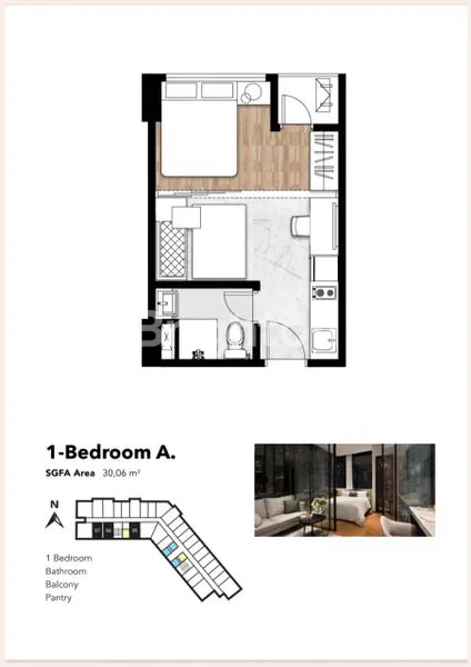 image "THE PARC APARTEMEN"  1 BED ROOM A SOUTHCITY HUNIAN MILENIAL DI TANGGERANG (8)