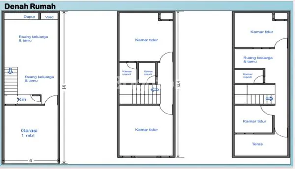 image RUMAH 3LANTAI BRANDNEW INDENT,TANJUNG DUREN GROGOL (1)
