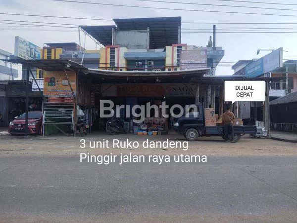 image RUKO 3 UNIT GANDENG LOKASI STRATEGIS COCOK UNTUK USAHA SUPERMARKET, SHOWROOM, KLINIK DI DESA KAPUR KUBU RAYA (1)