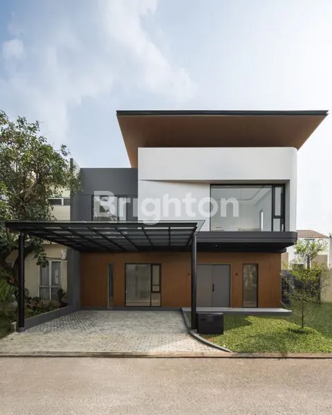 image TURUN HARGA! RUMAH BANGUNAN MANDIRI BRAND NEW CONTEMPORARY TROPICAL DESIGN DI BSD CITY (1)