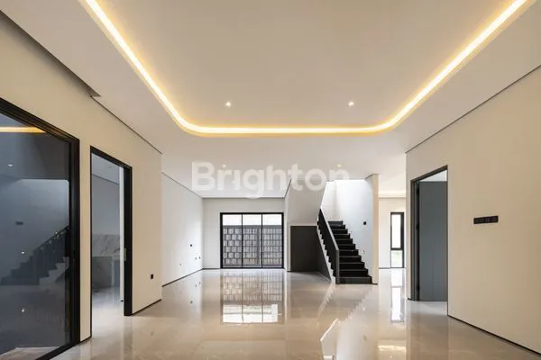 image TURUN HARGA! RUMAH BANGUNAN MANDIRI BRAND NEW CONTEMPORARY TROPICAL DESIGN DI BSD CITY (4)