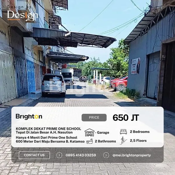 image KOMPLEK DEKAT PRIME ONE SCHOOL - TEPAT DI JALAN BESAR A.H. NASUTION - 600 METER DARI MAJU BERSAMA KATAMSO (1)