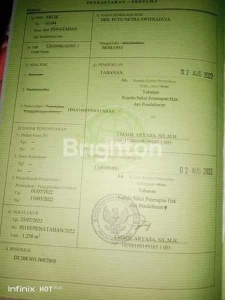 image RUMAH DAN TANAH DIKAWASAN WISATA AIR PANAS  (5)