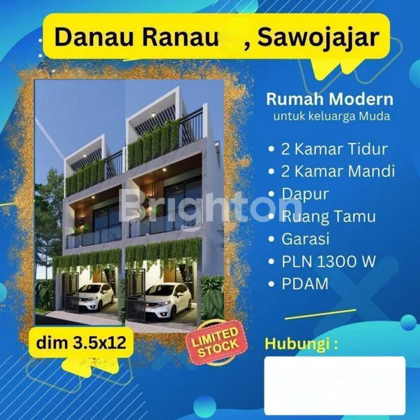 image RUMAH MINIMALIS 3 LANTAI DI SAWOJAJAR 1 MALANG (1)