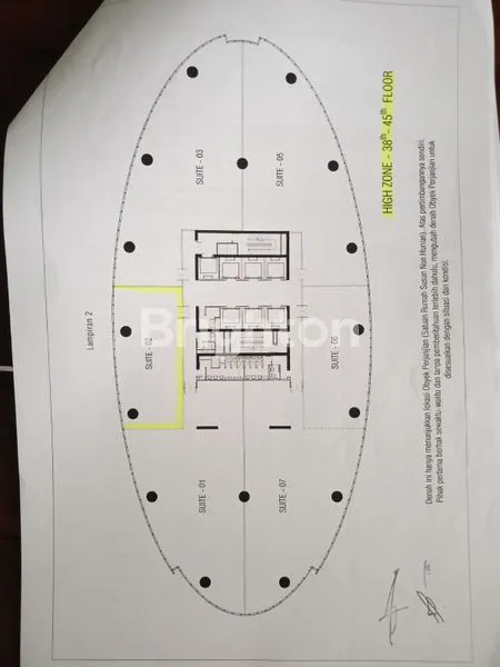 image SPACE OFFICE UKURAN LUAS BANGUNAN 328M2, 346M2, 166M2, DI DALAM GEDUNG AXA TOWER, KUNINGAN, JAKARTA SELATAN (KODE RMRG 2477) (1)