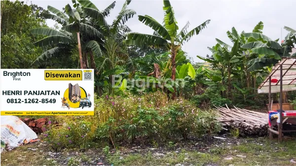 TANAH KOSONG 2.024 METER LOKASI STRATEGIS PINGGUR JALAN RAYA SUKMAJAYA