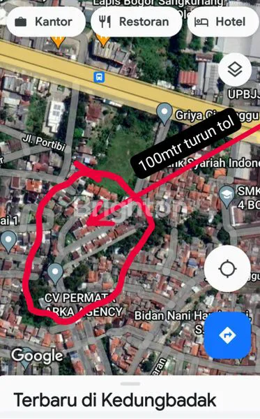 image KAVLING DI PERUMAHAN GRIYA CIMANGGU INDAH BOGOR (3)