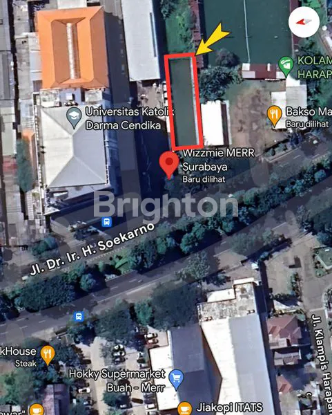 image TANAH PREMIUM NOL JALAN MERR COCOK UNTUK KOMERSIAL 2200M² (1)